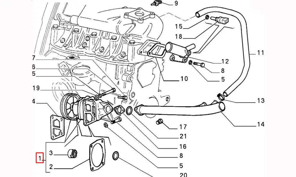 Uno Su Pompası Şema