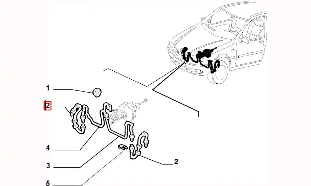Albea Fren Hortumu Şema