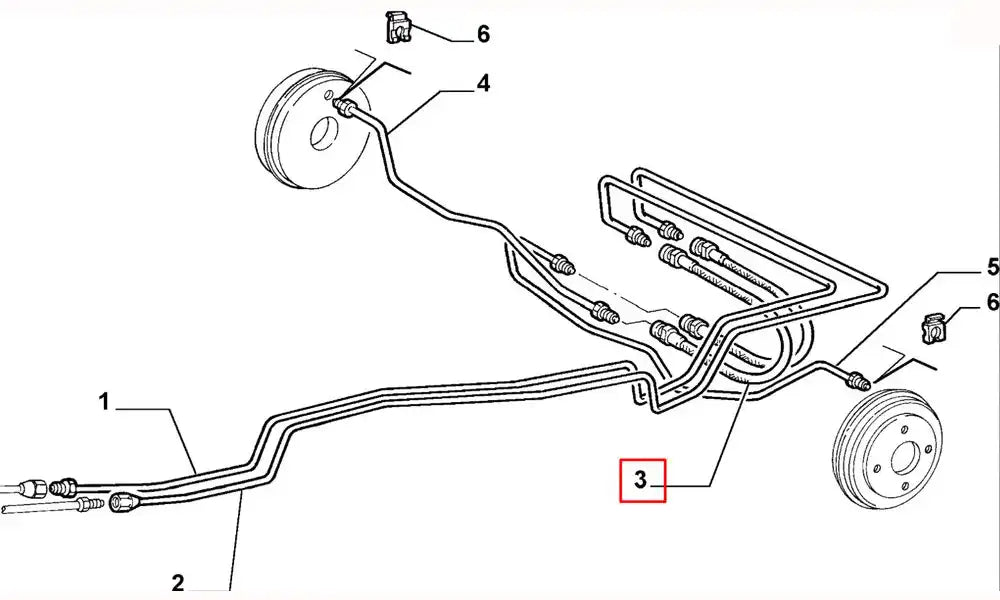 Doblo Fren Hortumu Şema