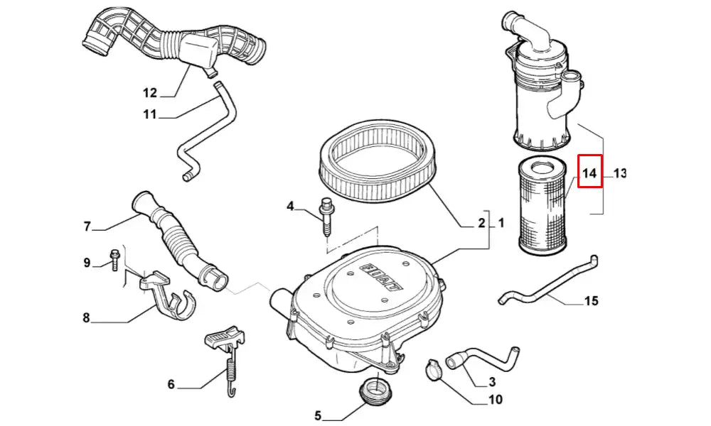 Doblo Hava Filtresi Şema
