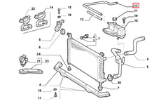 Palio Radyatör Genleşme Depo Hortumu Şema