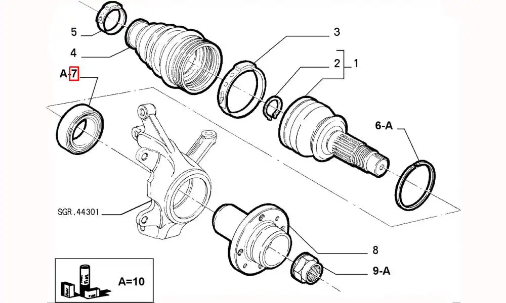 Tipo Aks Bilyası Şema