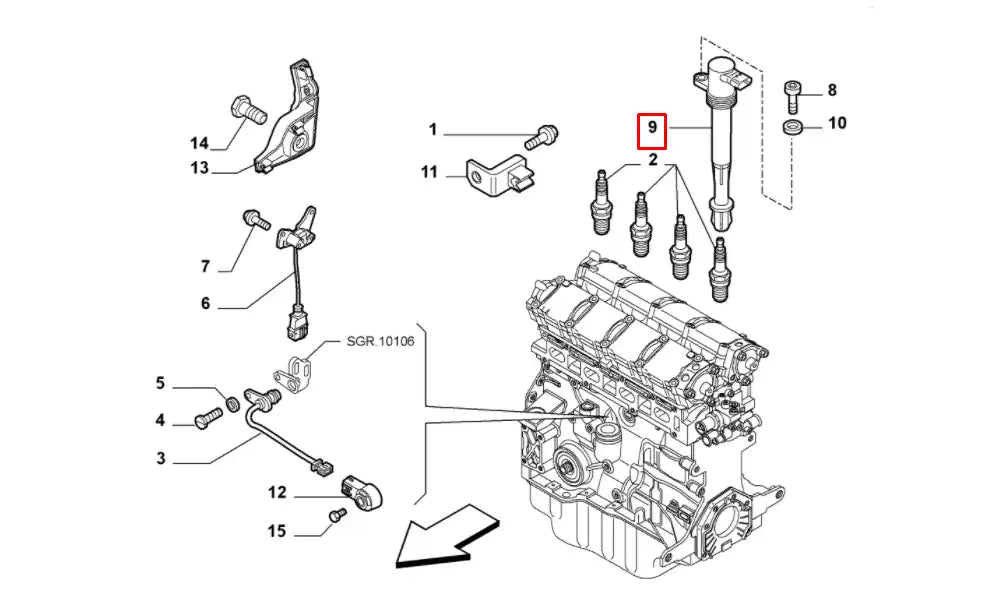 Marea Ateşleme Bobini Şema