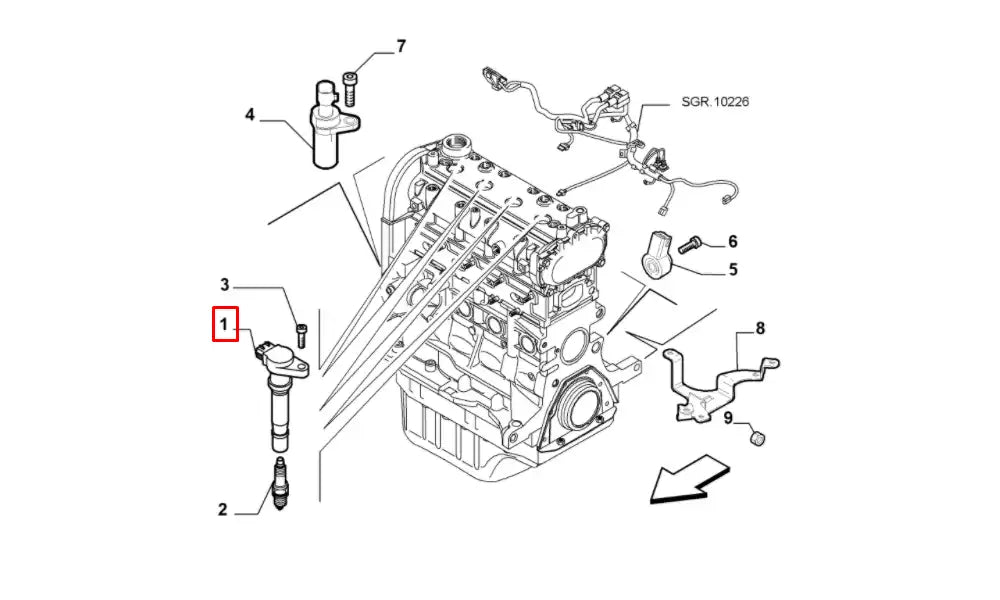 Punto Ateşleme Bobini Şema
