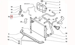 Palio Radyatör Bağlantı Ayağı Şema