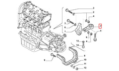 Stilo Motor Arka Bağlantı Takozu Şema