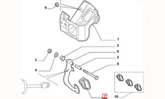 Linea Fren, Debriyaj Pedal Lastiği Şema