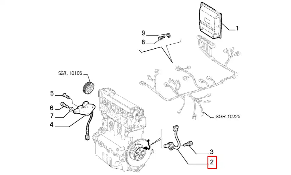 Doblo Krank Sensörü Şema