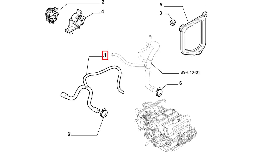 Albea Kalorifer Hortumu Şema