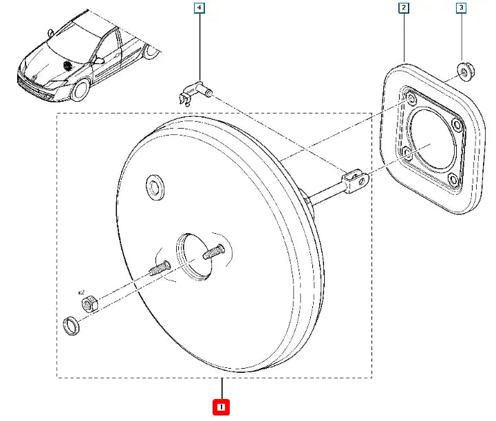 Laguna Servo Fren Şema