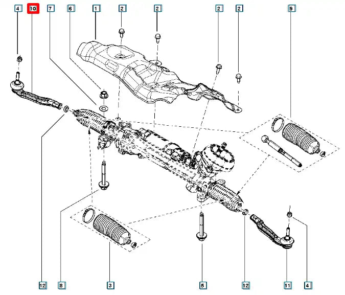 Megane Rot Başı Şema