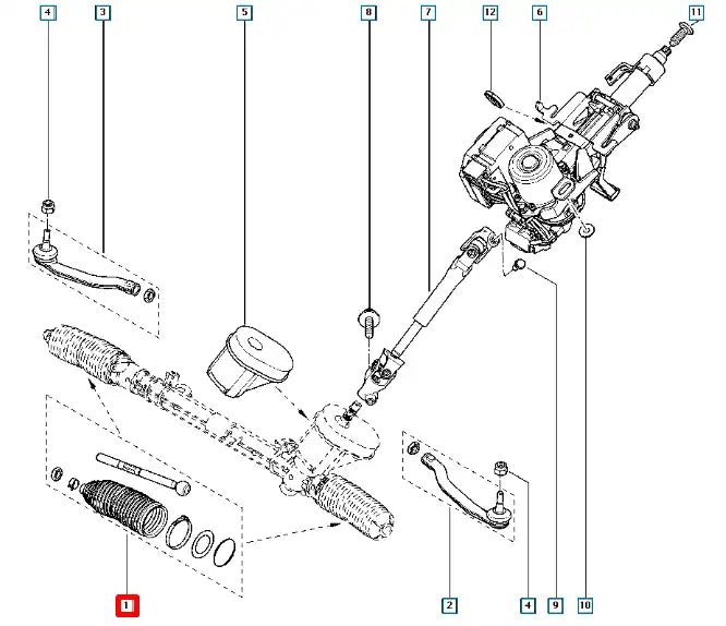 Megane Rot Kolu Şema