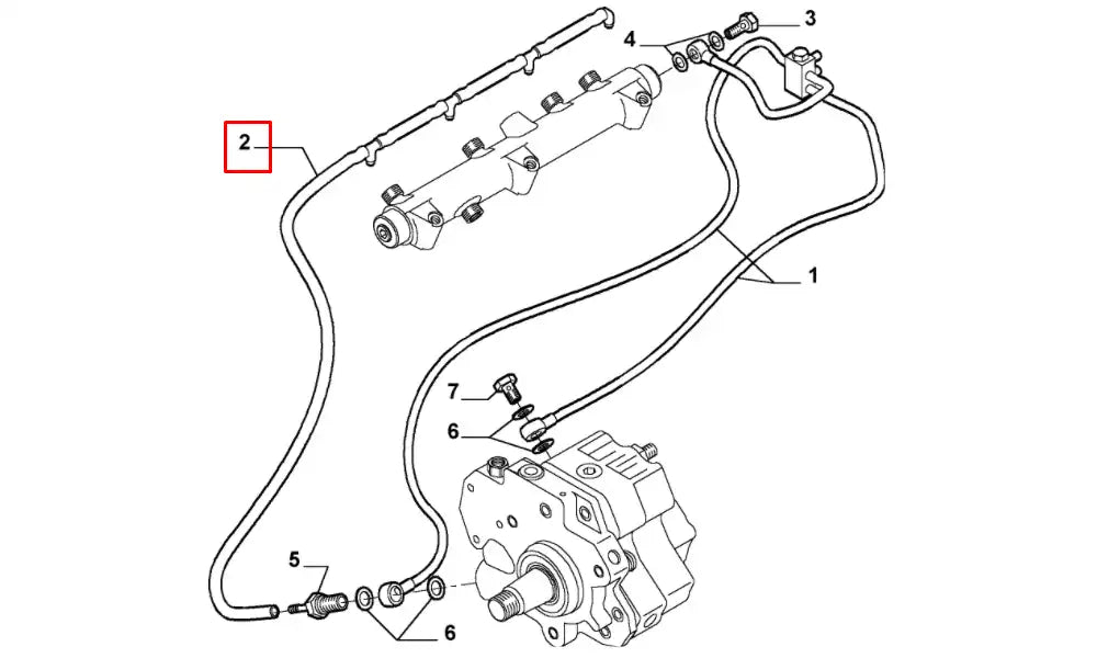Ducato Enjektör Geri Dönüş Borusu Şema