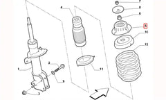 Stilo Amortisör Takozu Şema