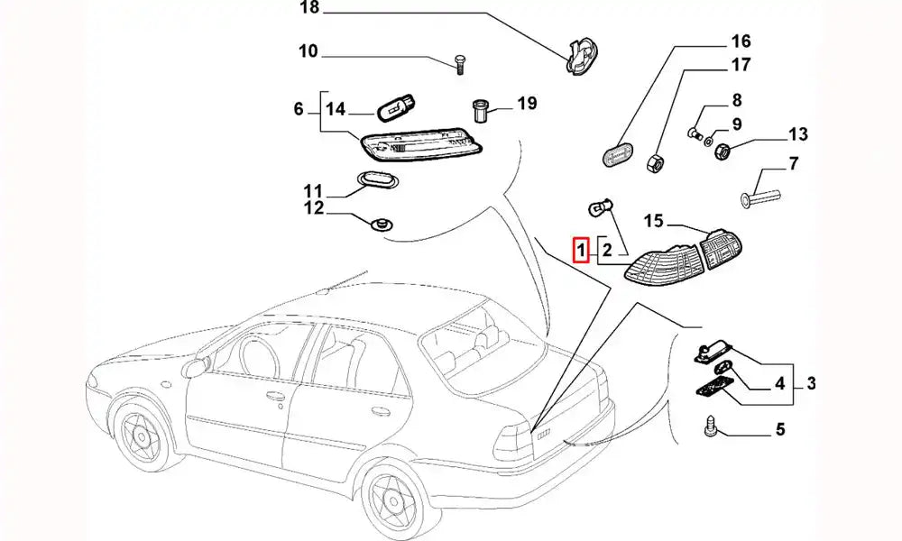 Albea Stop Lambası Şema