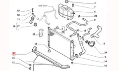 Palio Radyatör Alt Paneli Şema