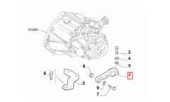 Fiorino Motor Arka Bağlantı Takozu Şema