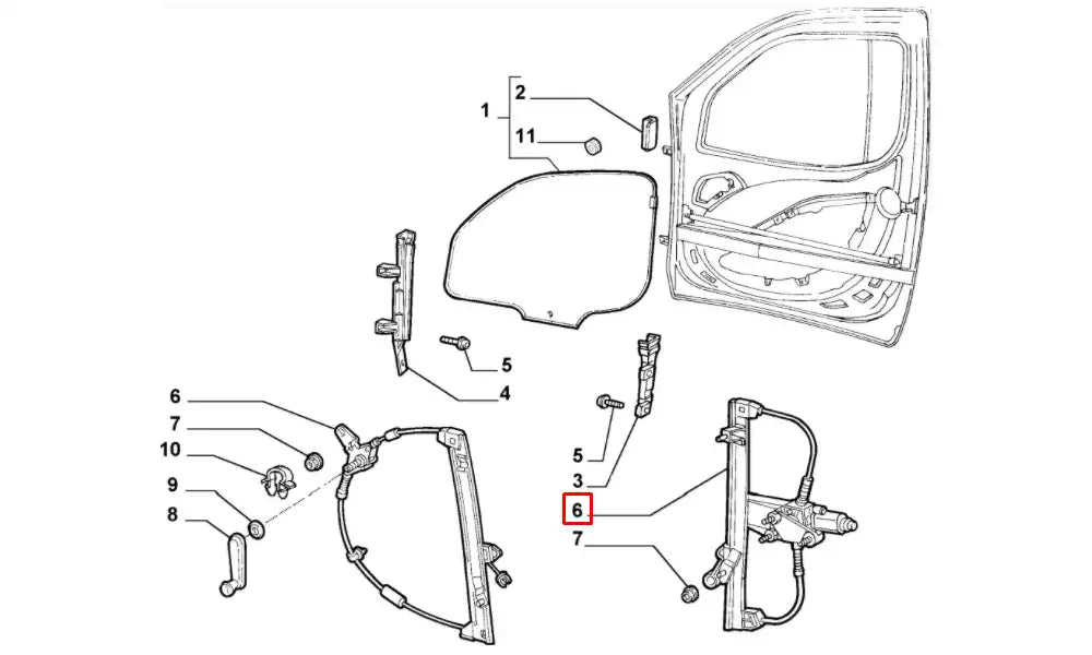 Doblo Cam Krikosu Şema