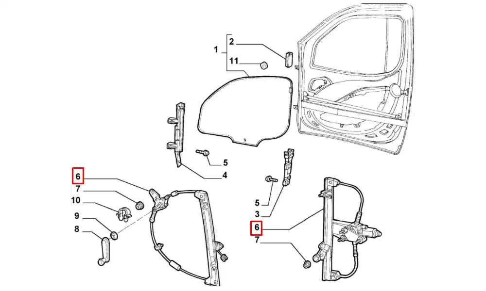 Doblo Cam Krikosu Şema