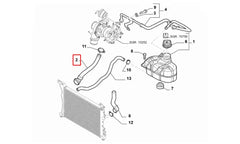 Grande Punto Motor Radyatörü Alt Hortumu Şema