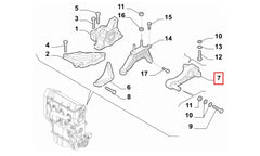 Fiorino Motor Arka Bağlantı Takozu Şema