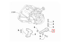 Fiorino Motor Arka Bağlantı Takozu Şema