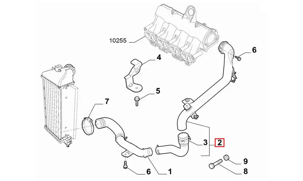 500 Turbo Borusu Şema