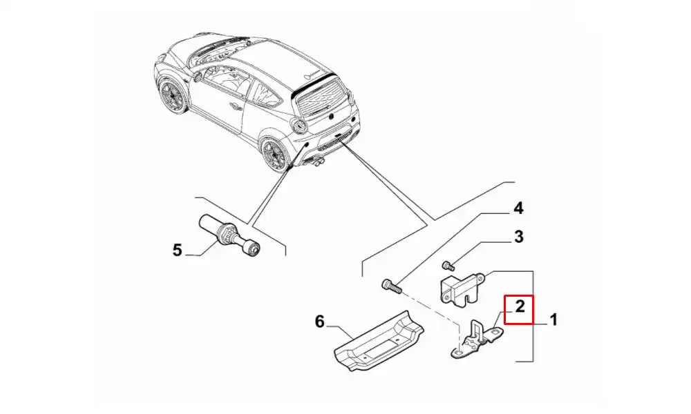 Doblo Bagaj Kilit Karşılığı Şema