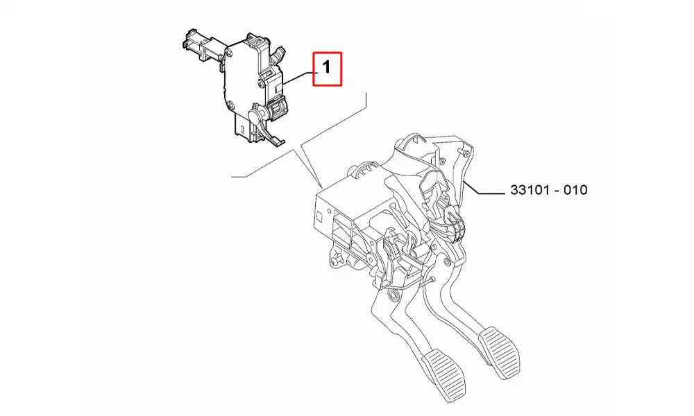 Egea Debriyaj Pedal Müşürü Şema