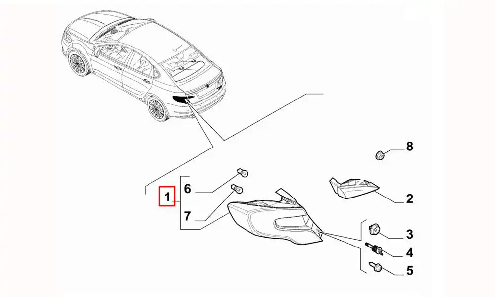 Egea Stop Lambası Şema