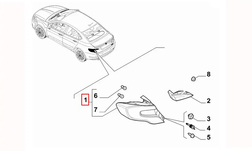 Egea Stop Lambası Şema