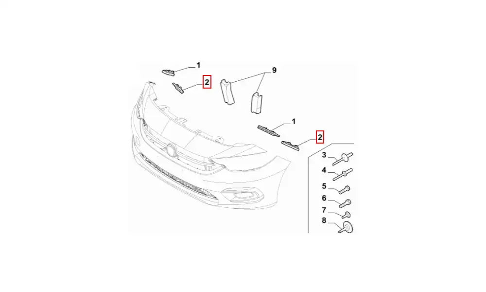 Egea Tampon Bağlantı Ayağı Şema