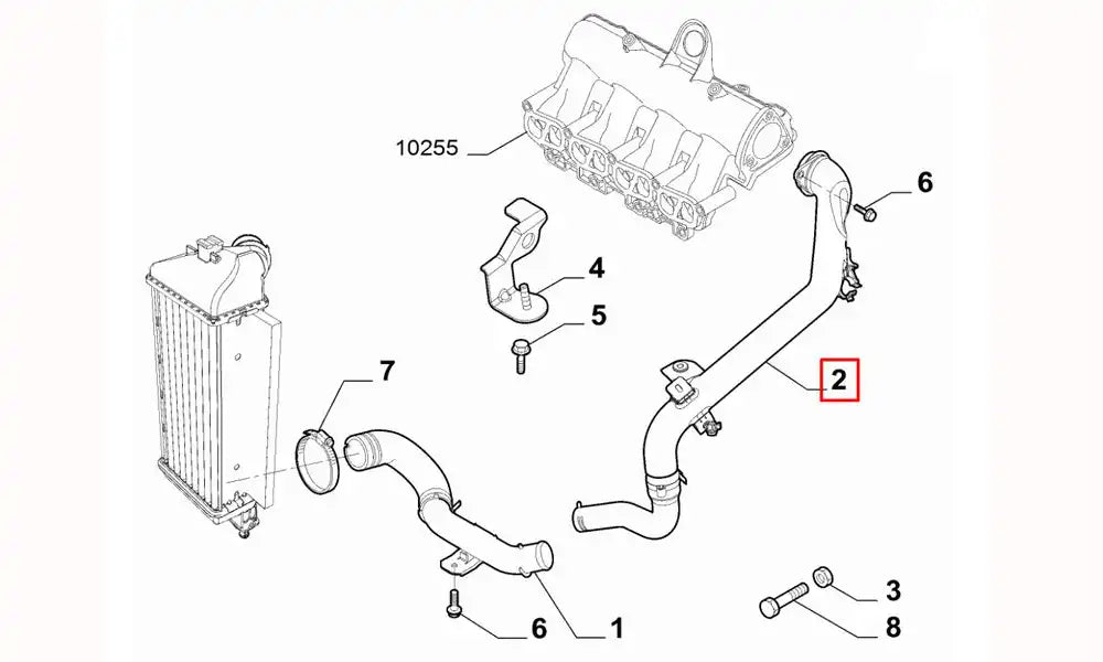 500 Turbo Borusu Şema
