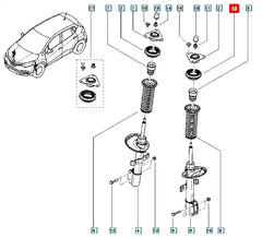 Clio Amortisör Bilyası Şema