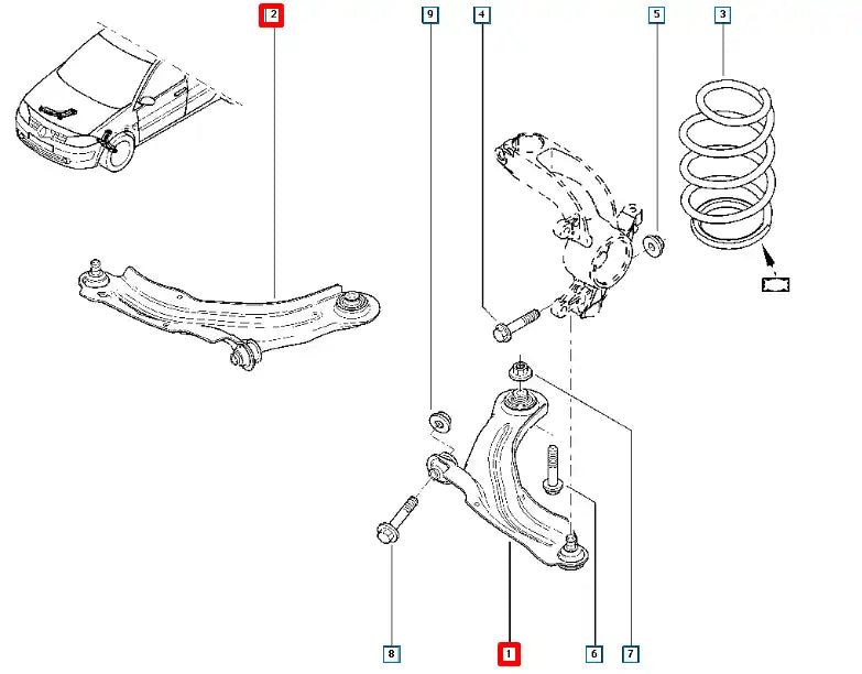 Kangoo Salıncak Şema