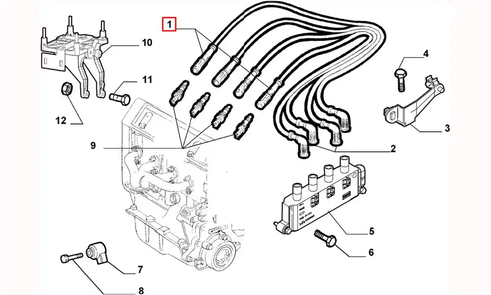 Palio Buji Kablosu Şema