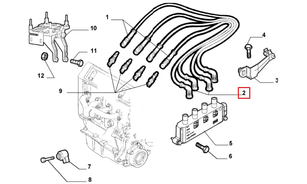 Linea Buji Kablosu Şema