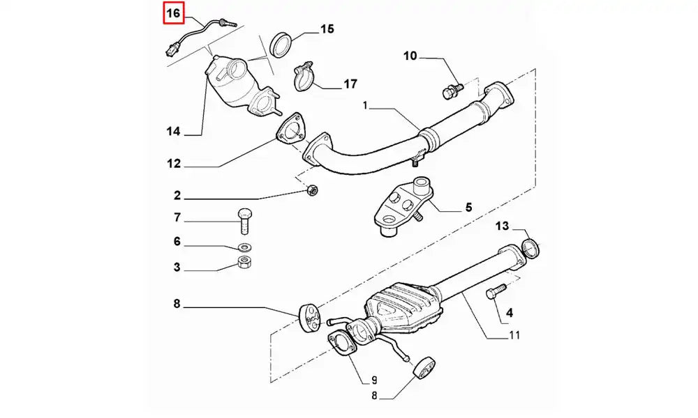 Pratico Oksijen Sensörü Şema