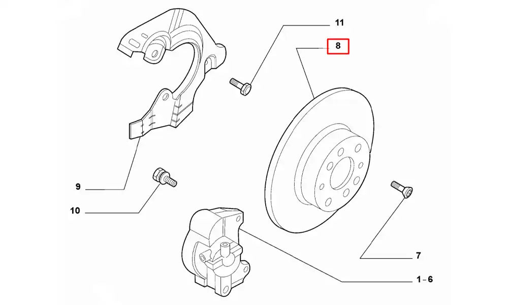 Grande Punto Ön Fren Diski Şema