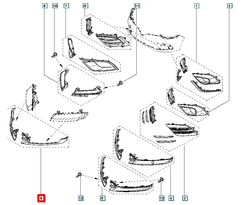 Clio Gündüz Far Çıtası Şema