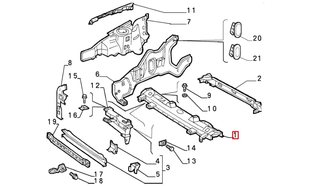 145 Motor Ön Paneli Şema
