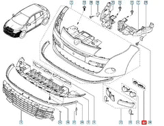 Megane Tampon Bağlantı Ayağı Şema