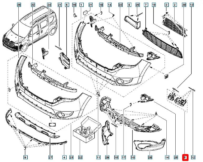 Dokker Tampon Bağlantı Ayağı Şema