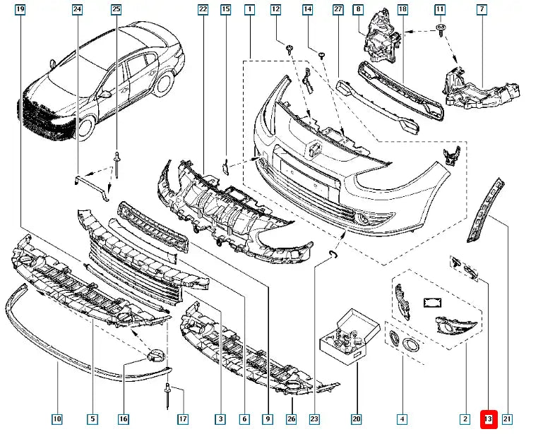 Fluence Tampon Bağlantı Ayağı Şema