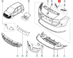 Megane Tampon Bağlantı Ayağı Şema