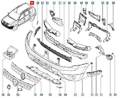Duster Tampon Bağlantı Ayağı Şema