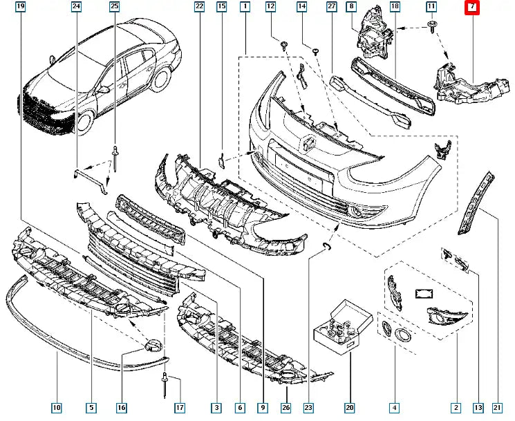 Fluence Tampon Bağlantı Ayağı Şema