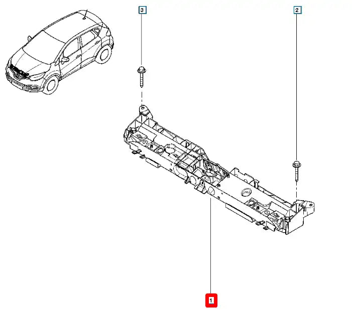 Captur Motor Ön Paneli Şema
