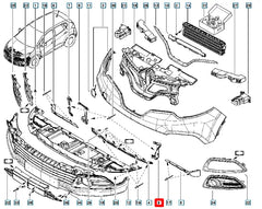 Captur Tampon Bağlantı Ayağı Şema