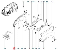 Kangoo Çamurluk Şema
